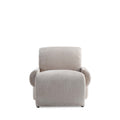 Verandah Chenille Lounge Chair in Beige
