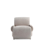 Verandah Chenille Lounge Chair in Beige