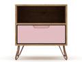 Rockefeller 20' Nightstand in Pink (1-Drawer)