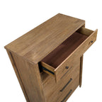 5-Drawer Chest Vertical Storage for Bedroom Organization.