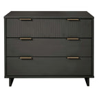 Granville 38' Dresser in Charcoal Gray (3-Drawer)