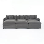 Oversized Deep Seat Modular Sectional Cloud Sofa.