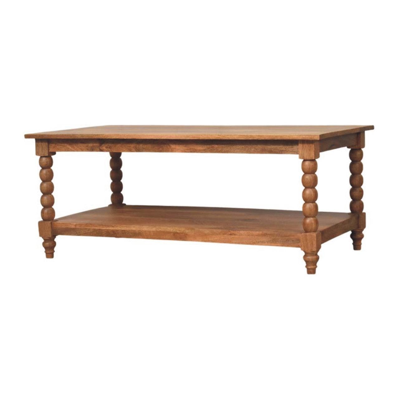 Buy Barley Twist Coffee Table - Solid Mango Wood.
