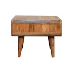 Solid Wood Open Oak-ish Media Unit.