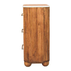 Solid Wood Marble Chest for Bedroom.