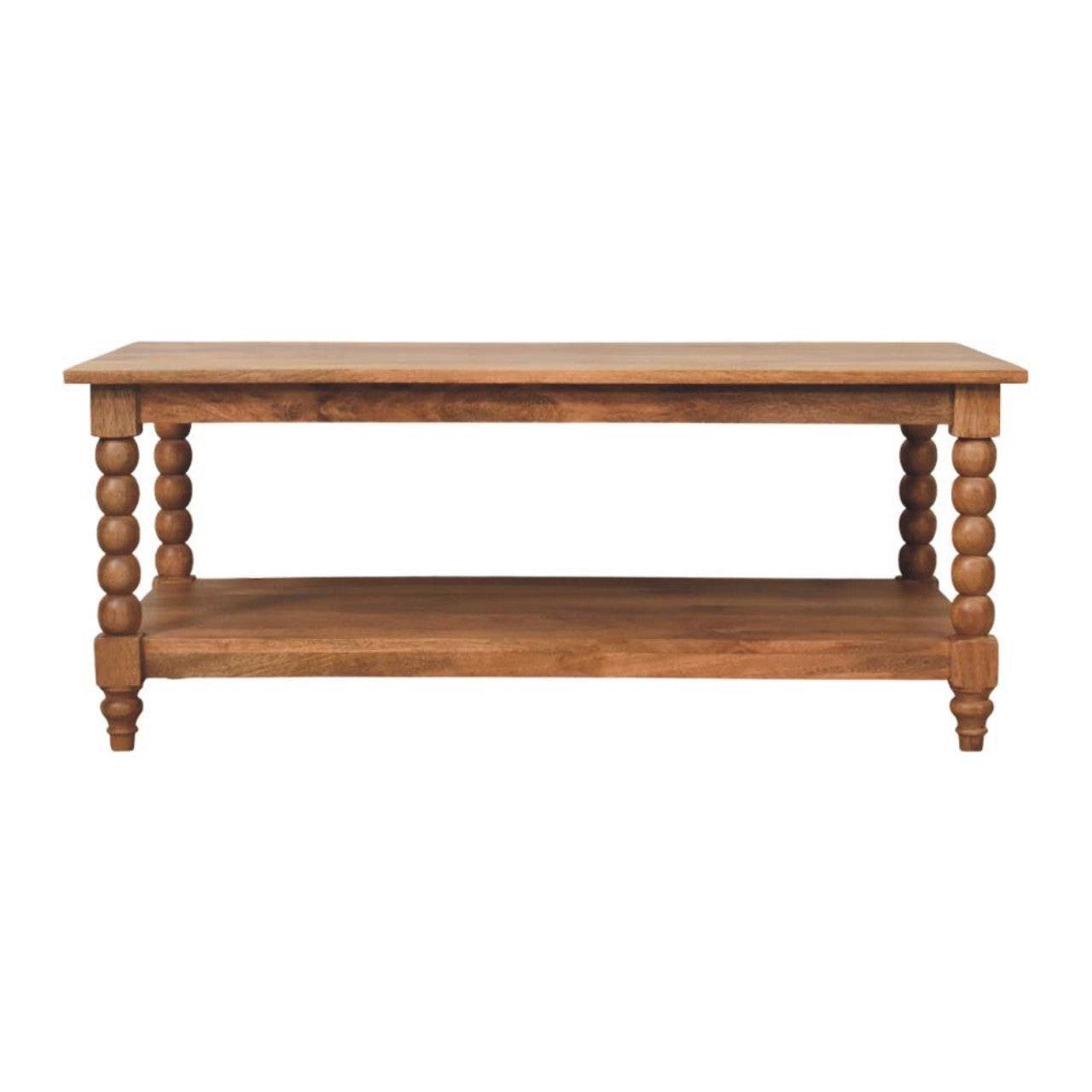 Buy Barley Twist Coffee Table - Solid Mango Wood.
