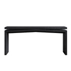 65-Inch Rustic Solid Wood Console Table for Entryways.
