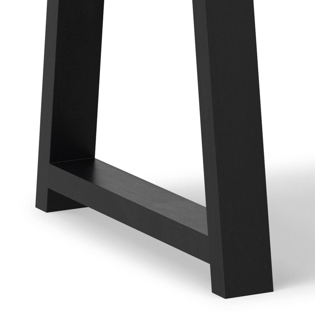 Whitley Black Wooden Dining Table.