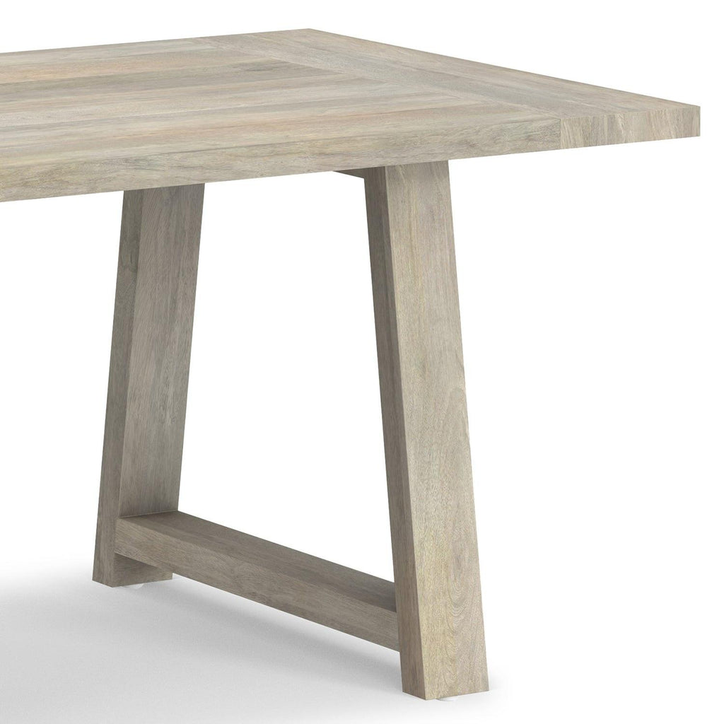 Solid Mango Wood Dining Table - Whitley Collection.