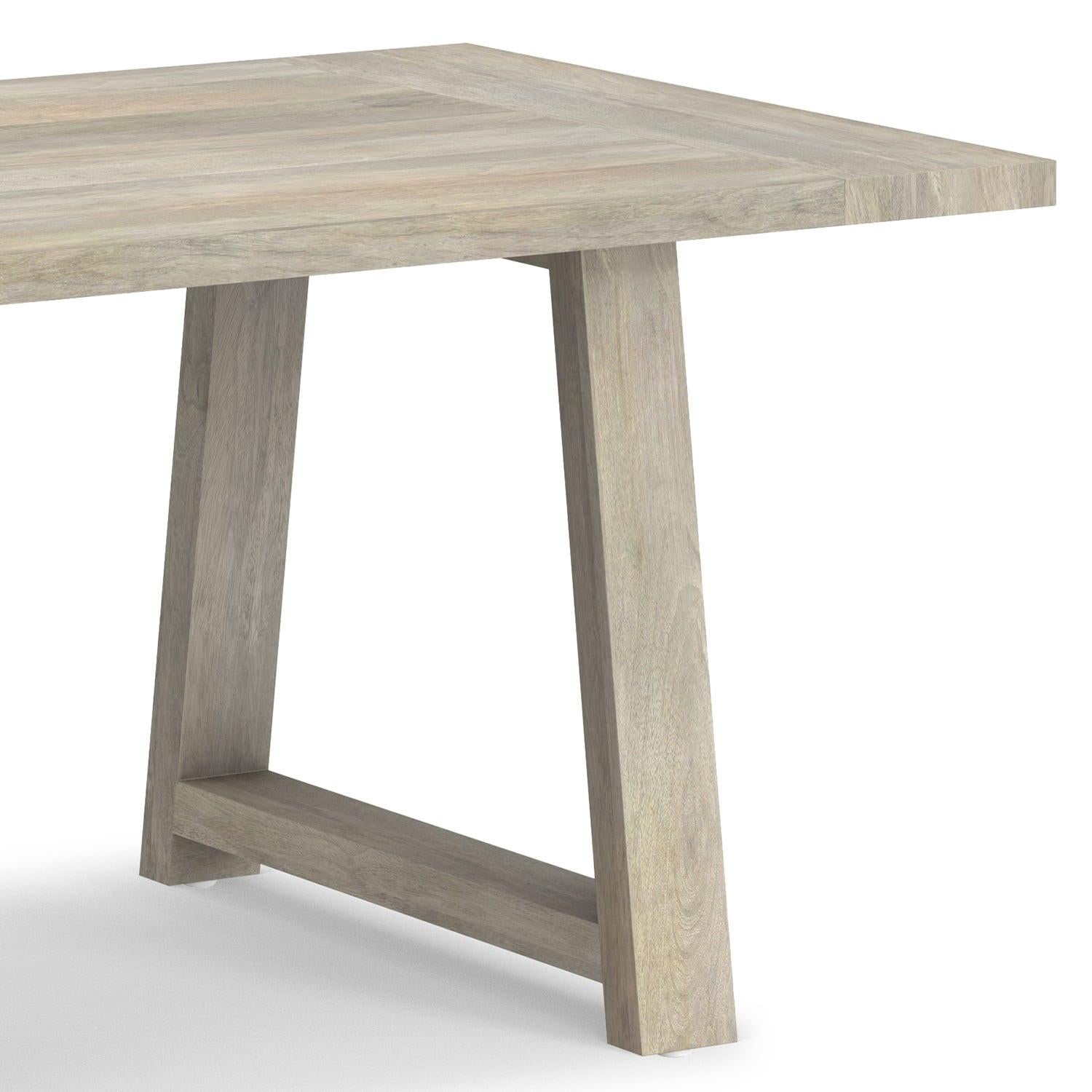 Solid Mango Wood Dining Table - Whitley Collection.