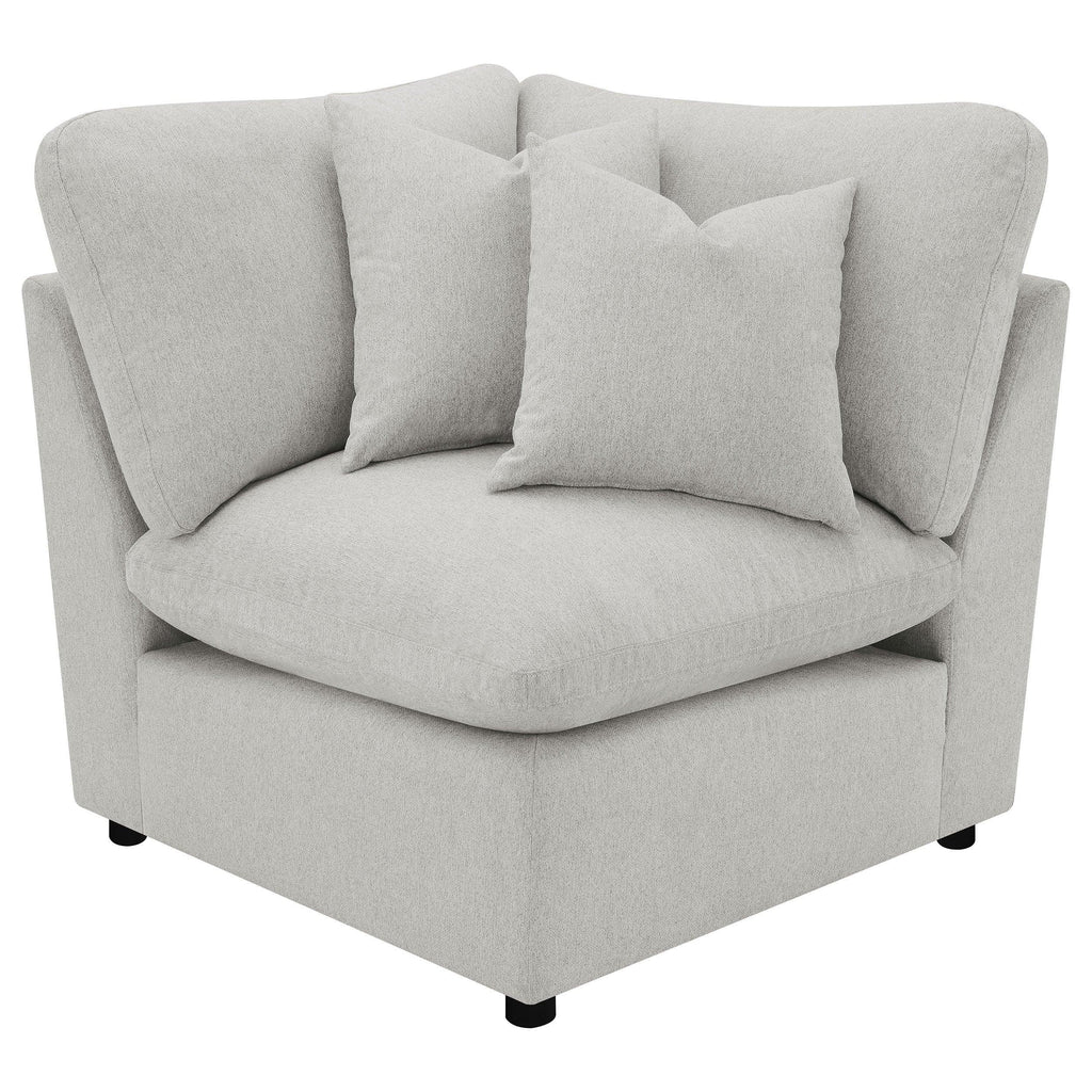 Hollander Grey 5-Piece Modular Power Reclining Sectional.