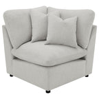 Hollander Grey 5-Piece Modular Power Reclining Sectional.