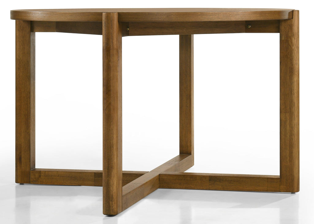 Andrew 5-Piece Round Dining Set - Mid-Century Modern Design.