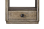 Knotty English Oak End Table for Modern Storage.
