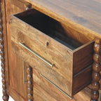 Artisan Furniture Solid Wood Spindle Sideboard.