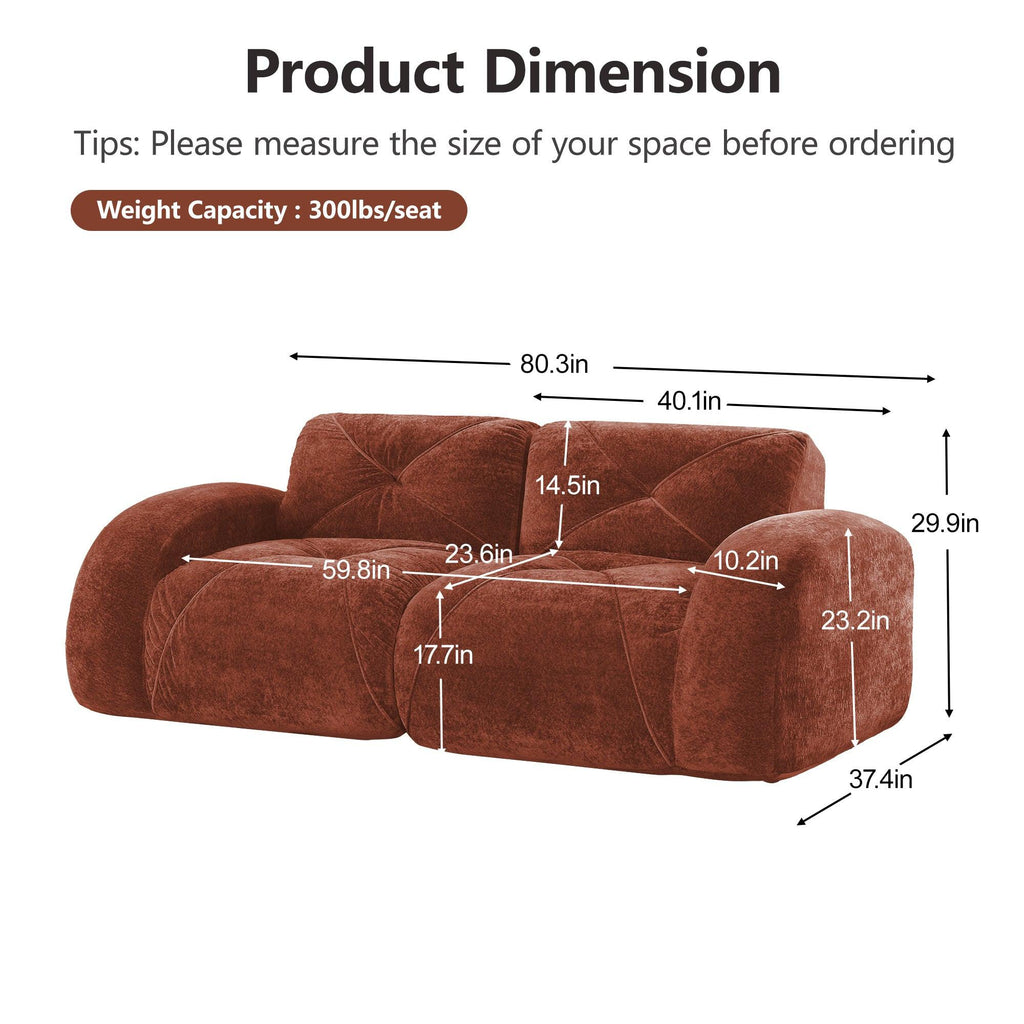 Oversized Velvet Sofa Set for Stylish Living Rooms.