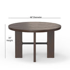 Gorman Dining Game Table with Walnut Finish.