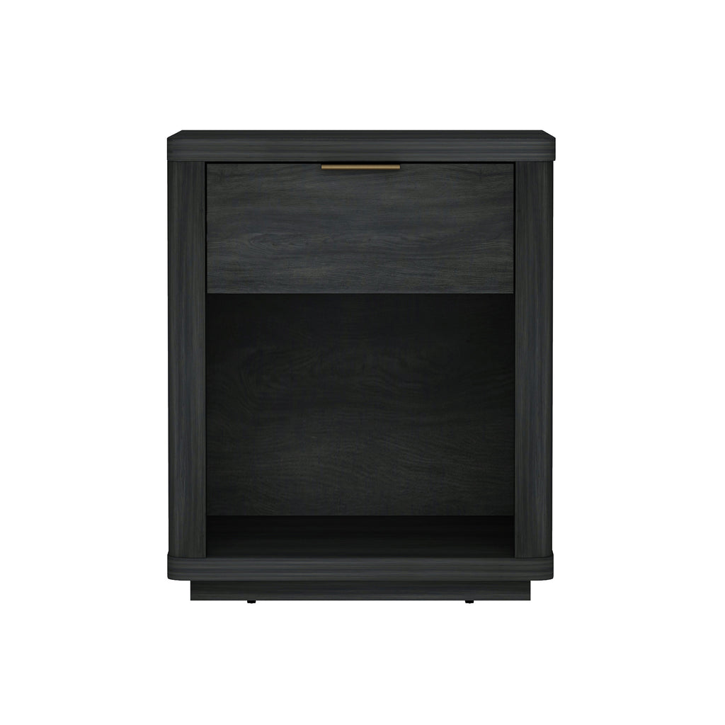 Evelyn 20' Nightstand in Charcoal Gray (1-Drawer)