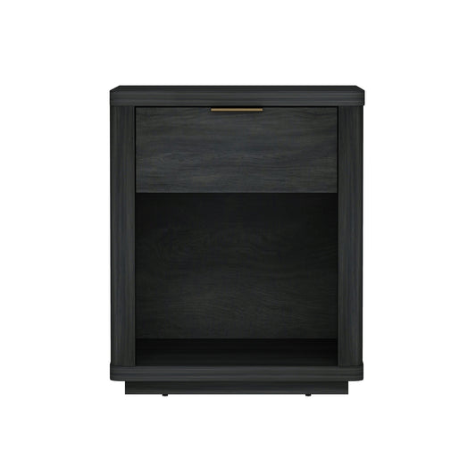 Evelyn 20' Nightstand in Charcoal Gray (1-Drawer)