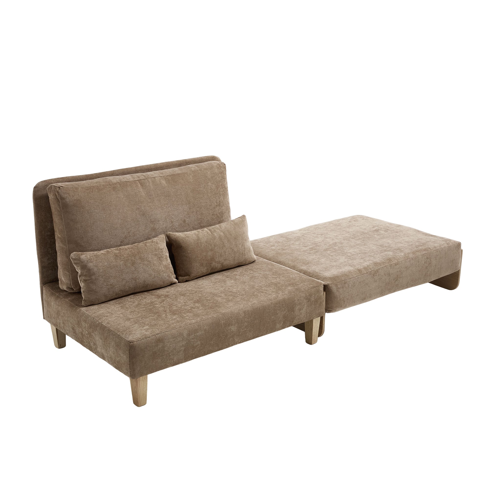 Convertible Foldable Sofa Bed with Pillows for Small Spaces