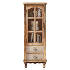 Rustic Wooden Storage Cabinet with 3 Drawers for Organization.