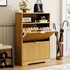 Hidden Shoe Storage Cabinet for Entryways