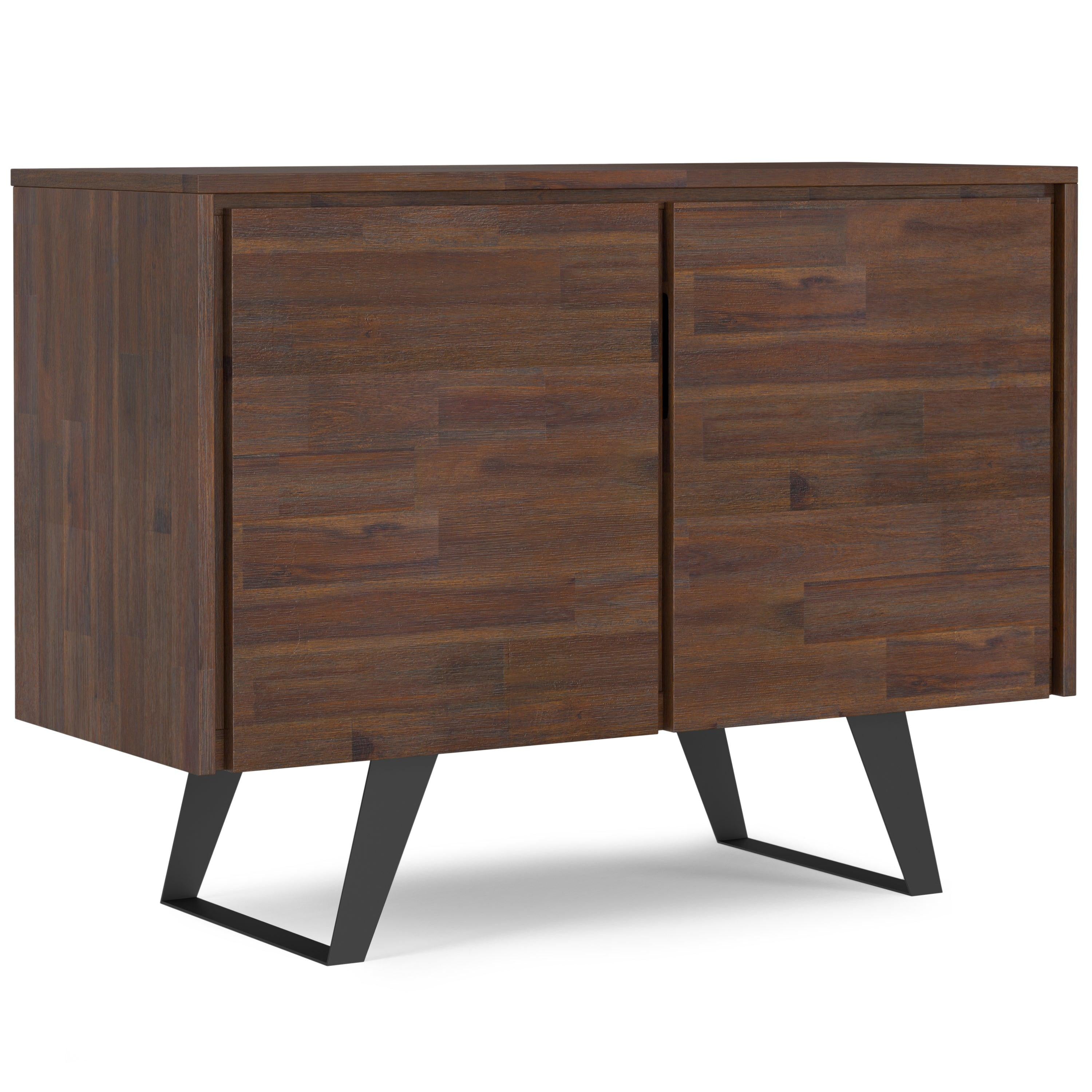 Acacia Wood Sideboard Buffet - Lowry 2 Door Storage.