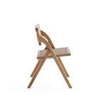Lambinet Wood Folding Chair in Natural - Set of 2.