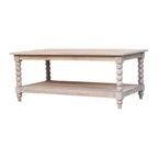 Solid Wood Ellsworth Spindle Coffee Table - Acid Wash.