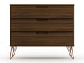 Rockefeller 35' Dresser in Chestnut Brown (3-Drawer)