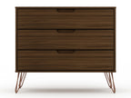 Rockefeller 35' Dresser in Chestnut Brown (3-Drawer)