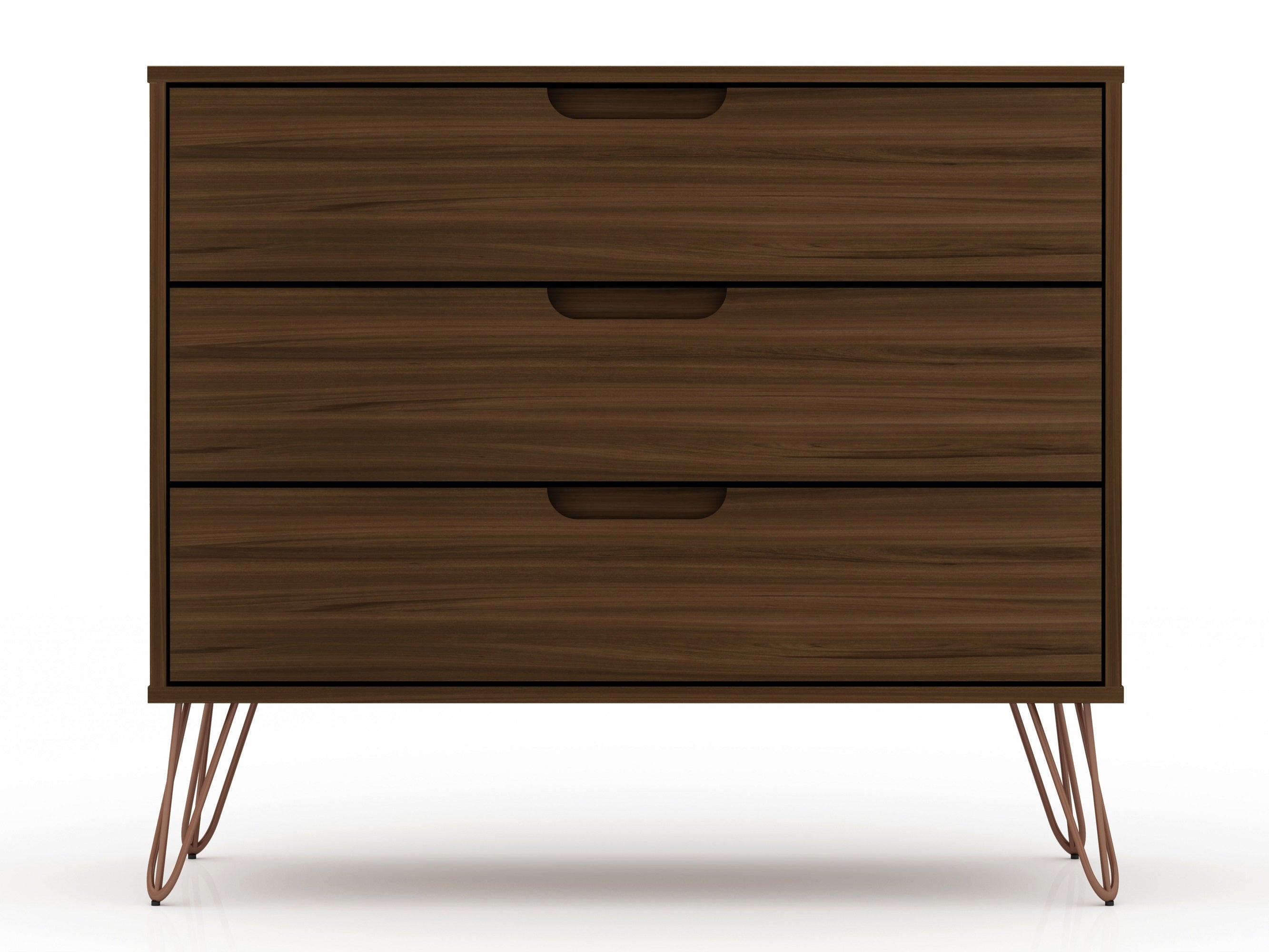 Rockefeller 35' Dresser in Chestnut Brown (3-Drawer)
