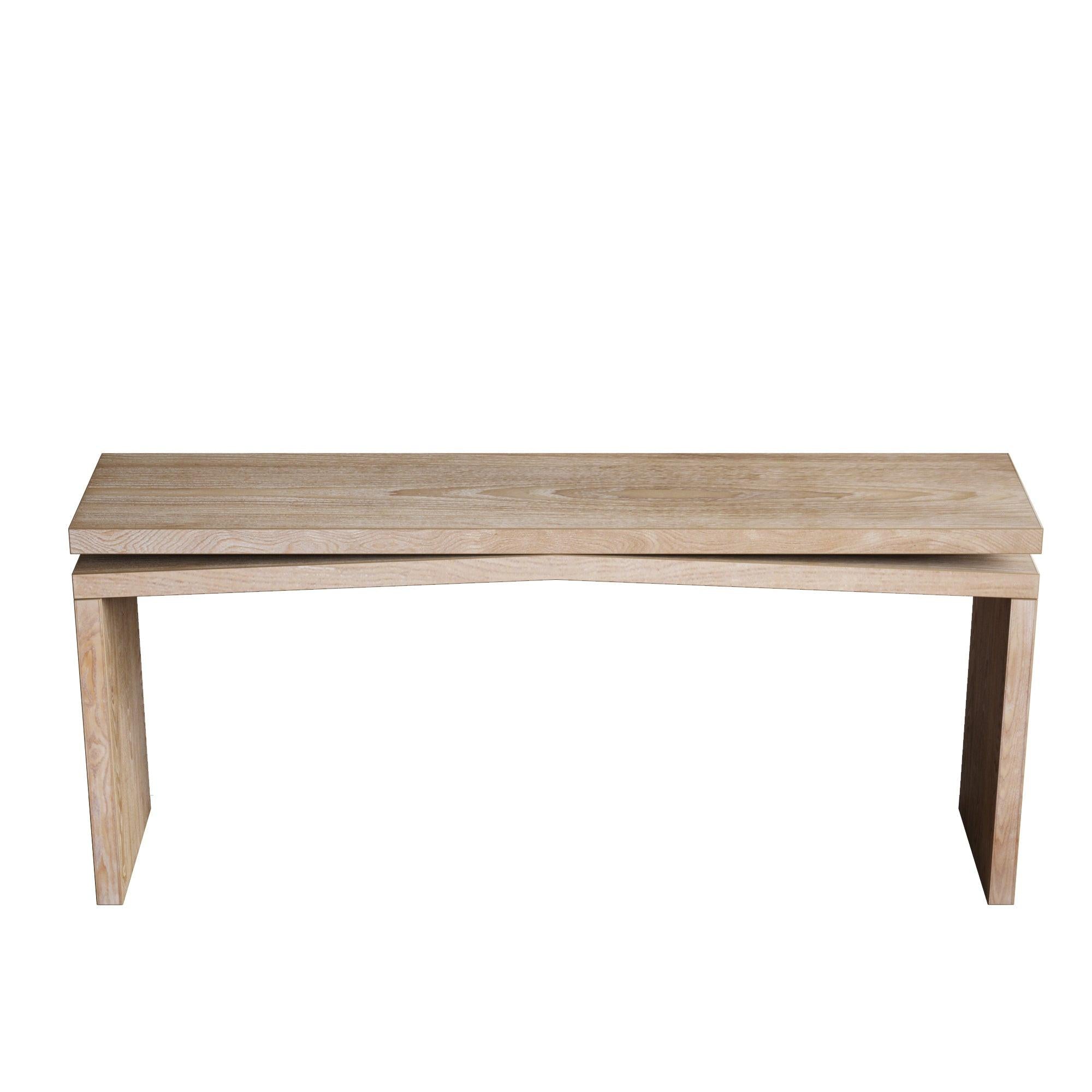 65-Inch Rustic Farmhouse Console Table for Living Room.