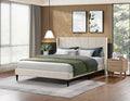 Luma Upholstered Wingback Bed