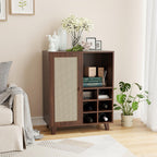 Wine Bar Cabinet with Storage – 34 Inch Sideboard.
