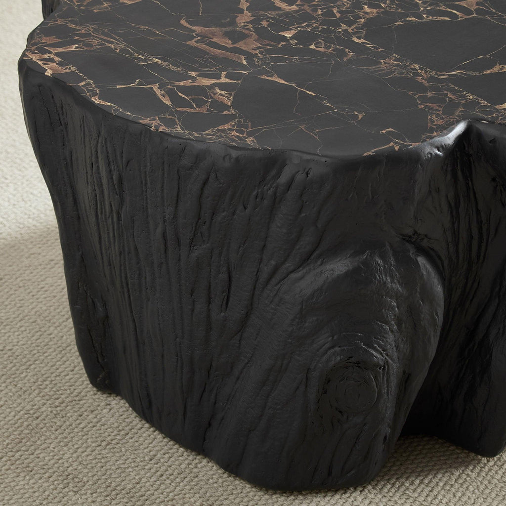 Mid-Century Modern Fiberglass Coffee Table for Living Room.