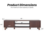 Modern TV Stand for 70 Inch TVs - Stylish Storage Center.