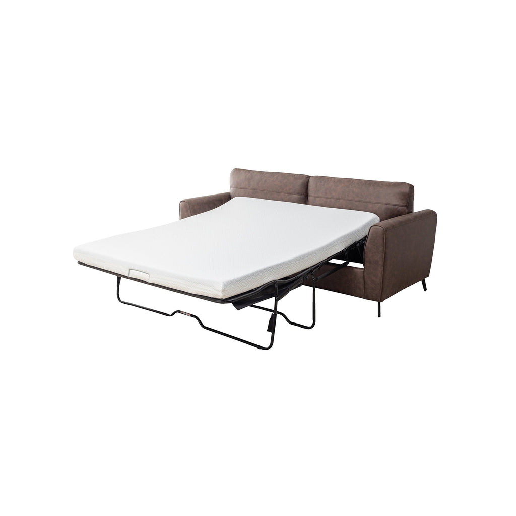 2-Seater Convertible Sofa Bed - Ideal for Small Spaces.
