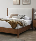 Mid-Century Modern Bedroom Set Queen Size with Nightstands.