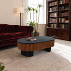 43.7'' Modern Coffee Table with Hidden Storage and Removable Top.