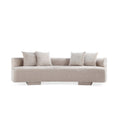 Verandah 112' Chenille Sofa in Beige