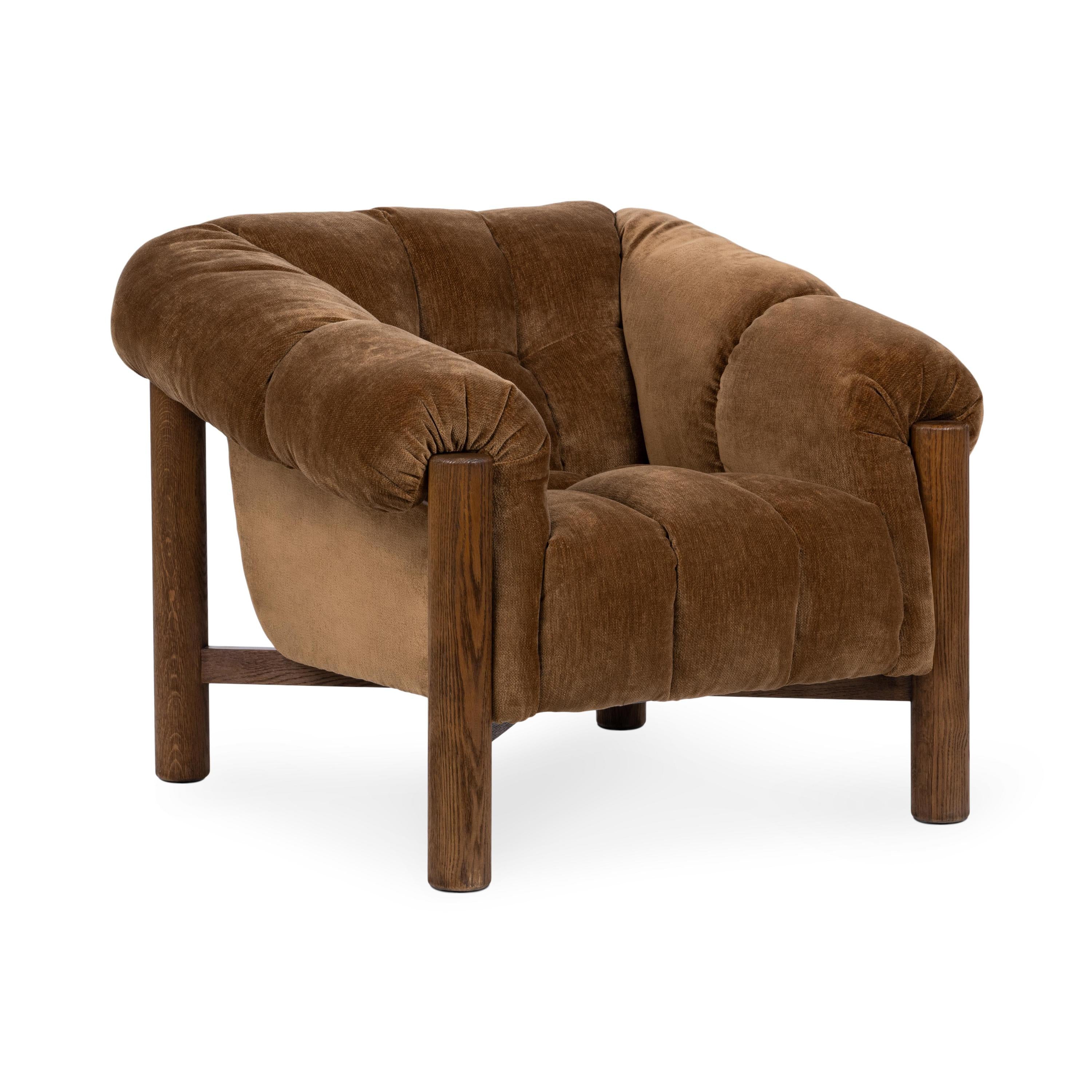 Sansa Bronze Accent Chair for Cozy Lounge