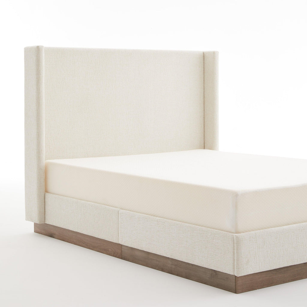 Hosford Upholstered Wingback Bed Queen Size.
