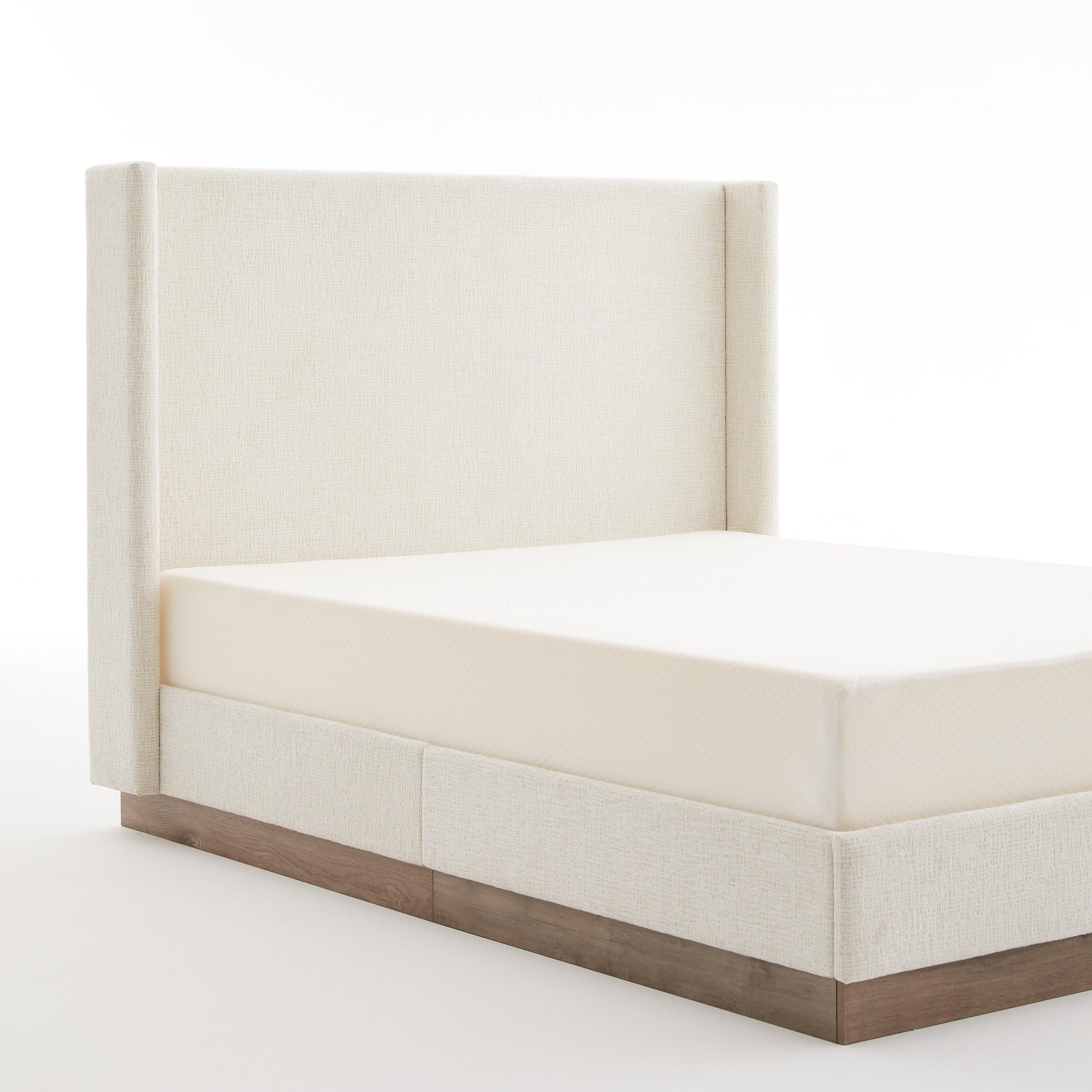 Hosford Upholstered Wingback Bed Queen Size.