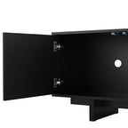 Retro Style Rustic Wood Grain TV Stand for 75' TVs.