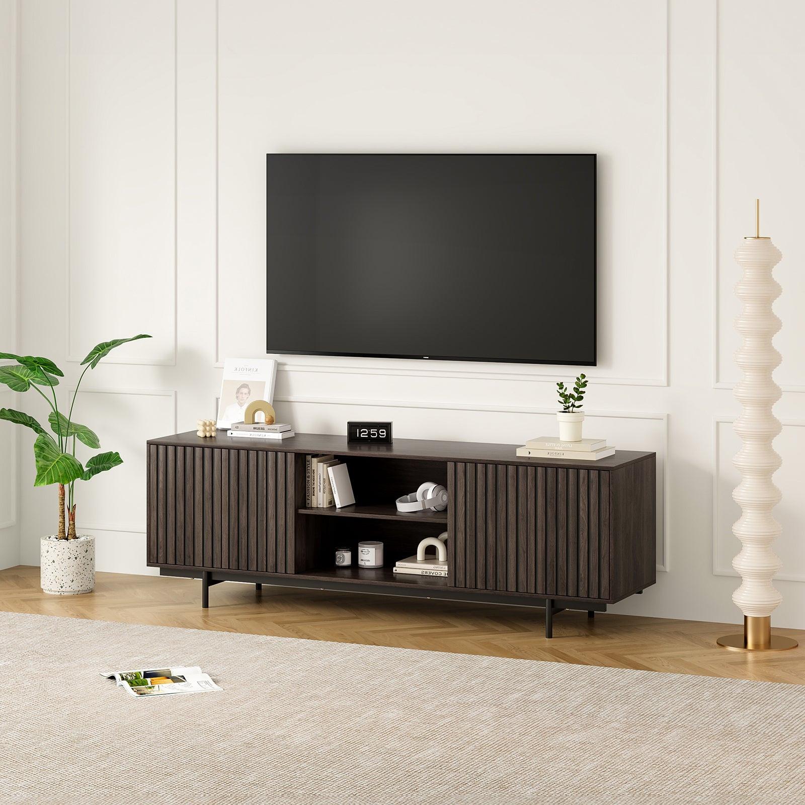 Mid Century Modern TV Stand for TVs Up to 75 inches.