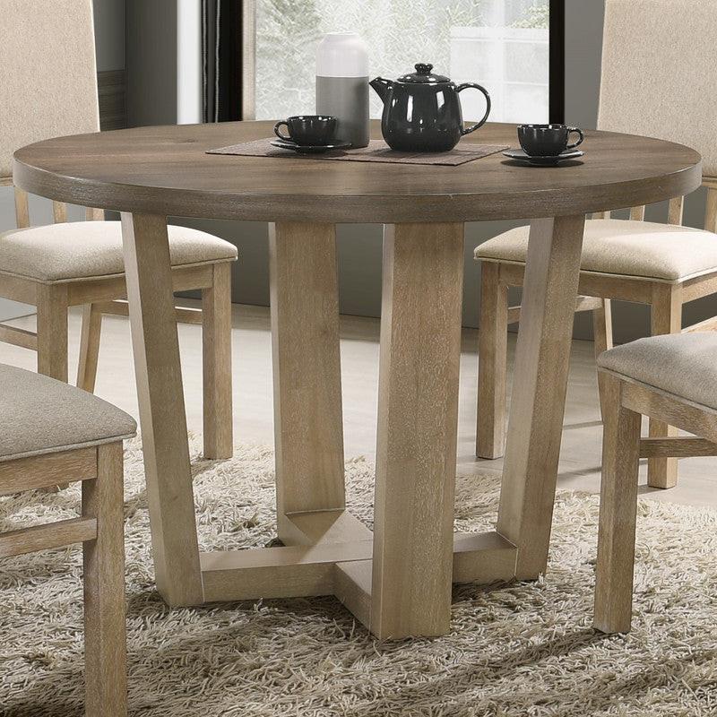 Baldo Vintage 5 Piece Round Dining Table Set.