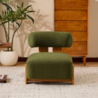 Modern Boucle Lounge Chair for Living Room and Office.