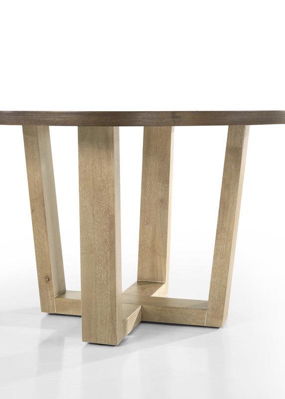 Baldo Vintage 5 Piece Round Dining Table Set.