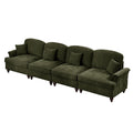 Mid Century 4 Seater Sofa with Flared Arms and Skirts.